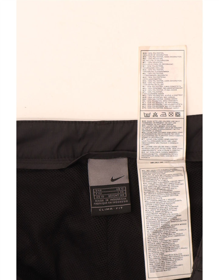 NIKE træningsdragtsbukser til kvinder UK 12 Medium sort polyester