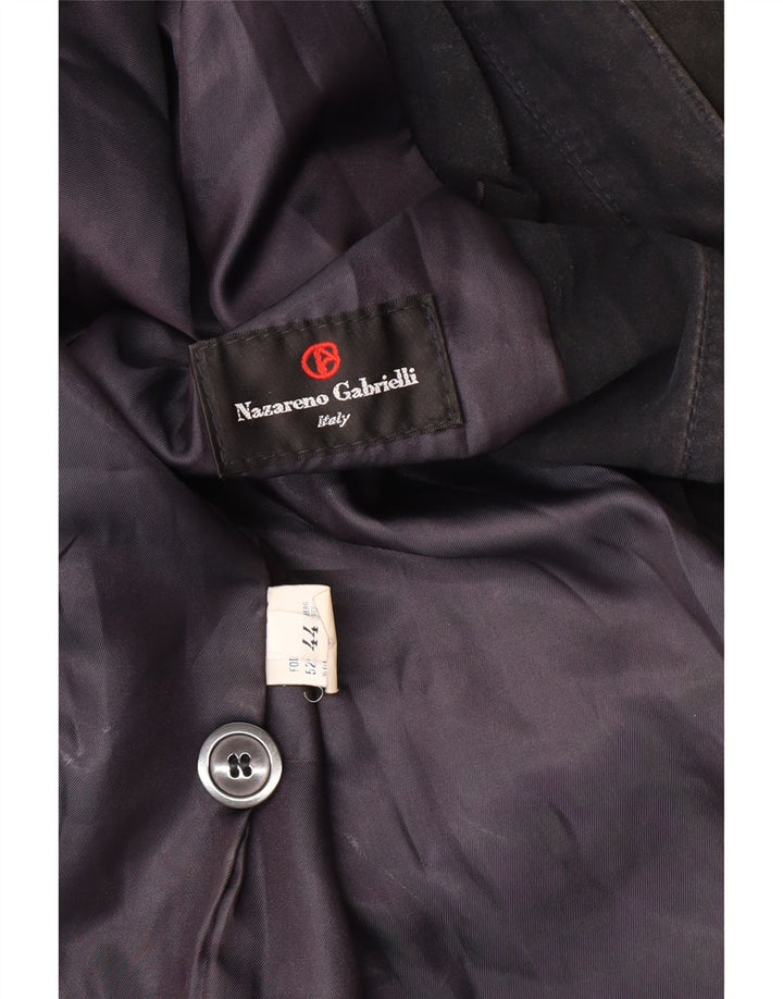 Nazareno Gabrielli Dame Ruskindsjakke IT 44 Medium Navy Blue