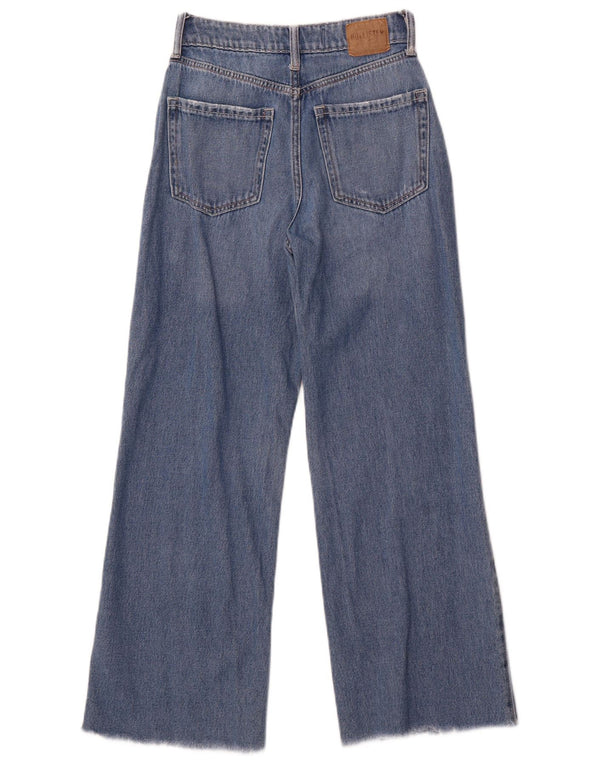 HOLLISTER Dame Baggy Højtaljede løse jeans US 000 2XS W23 L27 Blå