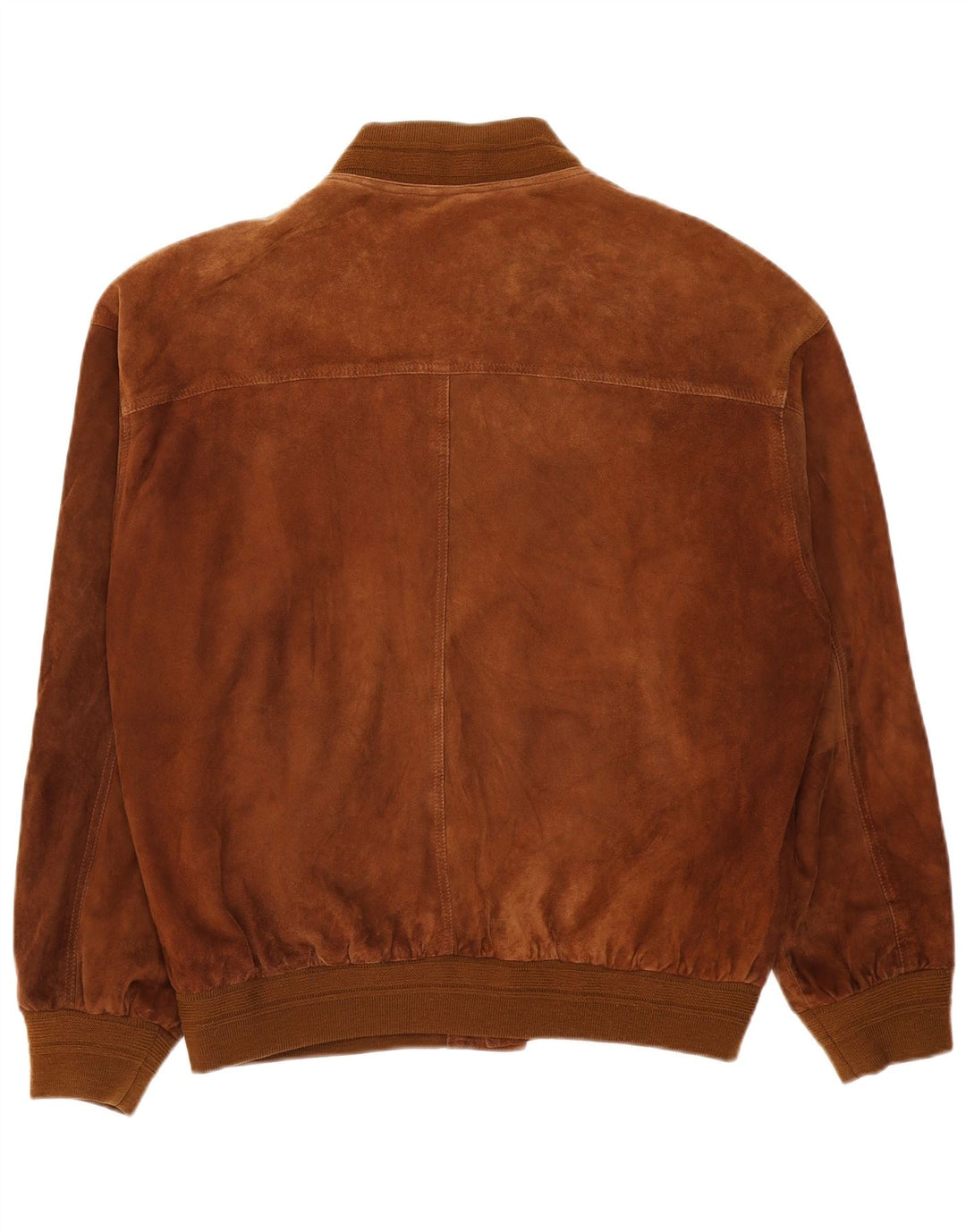 Vintage herre bomber ruskindsjakke IT 58 4XL brunt læder
