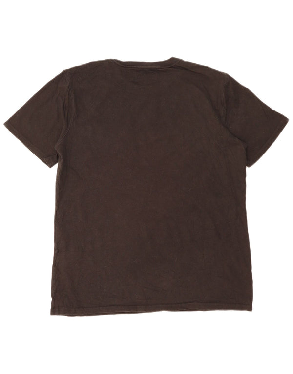 Carhartt Dame Loose Fit T-Shirt Top US 8/10 Medium Sort Bomuld