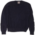 Marks & Spencer Herre V-hals sweater 2XL marineblå bomuld