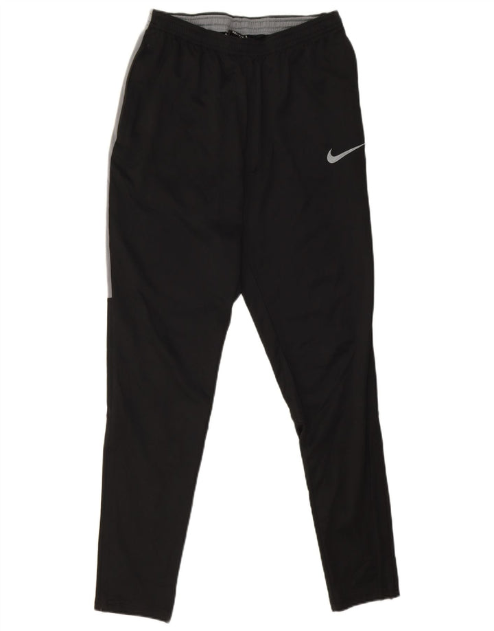 Nike Herre Dri Fit træningsdragt Bukser Small Black Colourblock Polyester