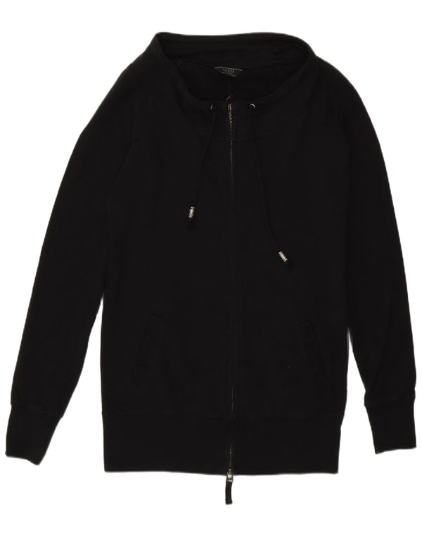 Guess Grafisk træningsdragt topjakke til kvinder UK 14 Medium Sort