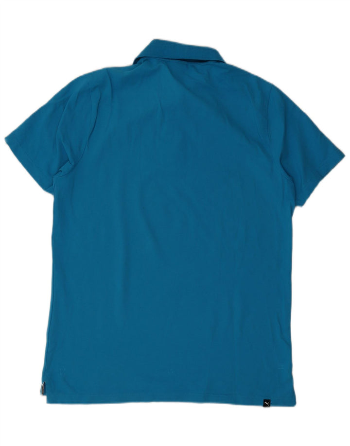 Puma Herre Polo Shirt Large Blue
