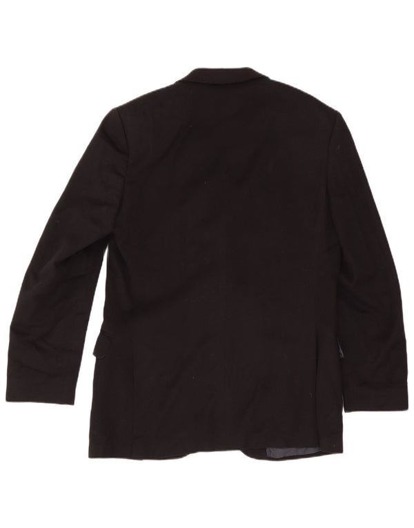 Loro Piana Herre 3-knaps blazerjakke IT 48 Medium Sort New Wool Classic