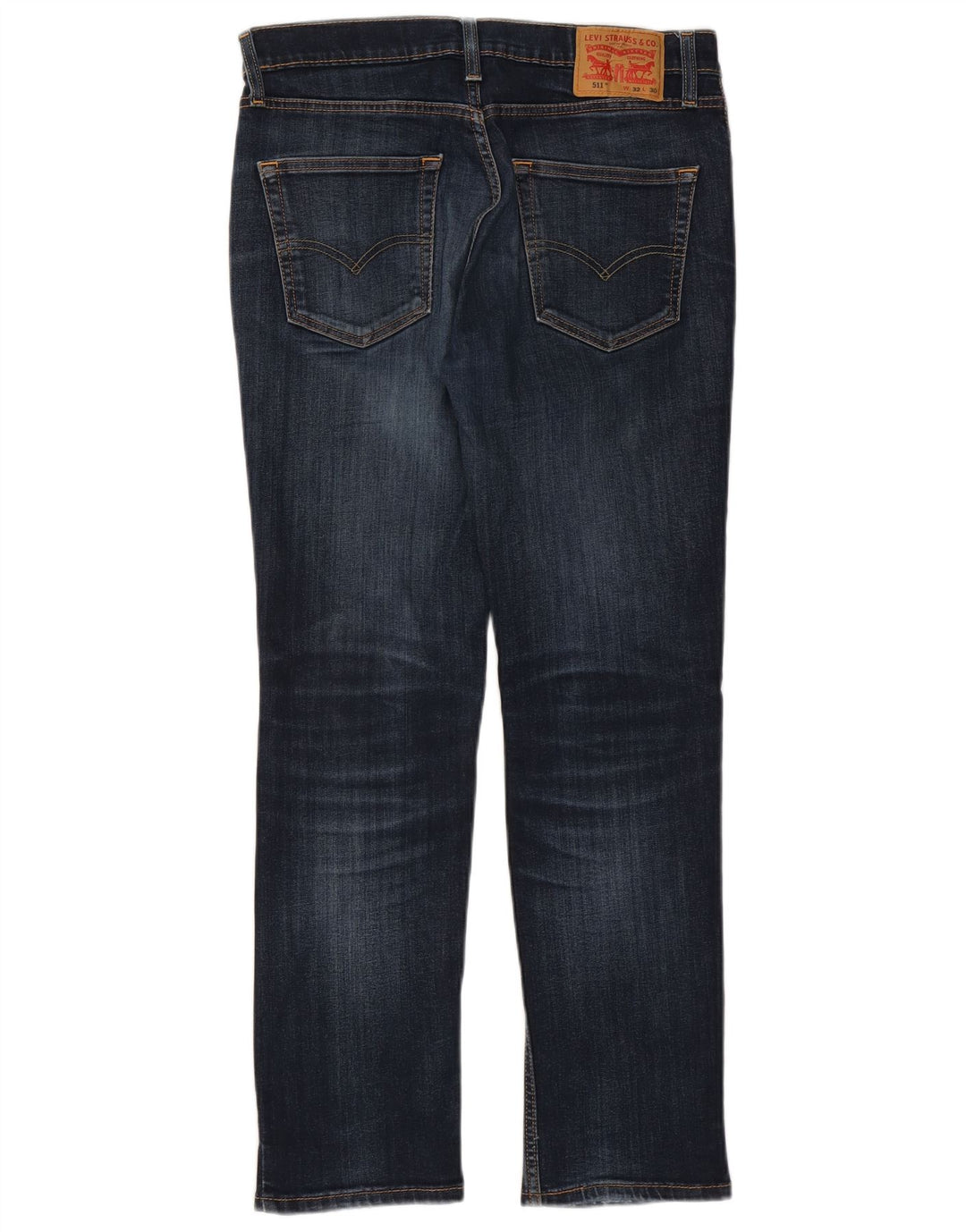 Levi's Herre 511 Slim Jeans W32 L30 Marineblå Bomuld