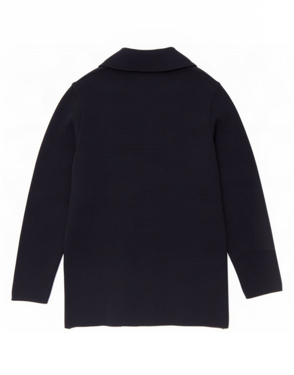 Carrera Herre dobbeltradet cardigantrøje Medium Navyblå Virgin Wool