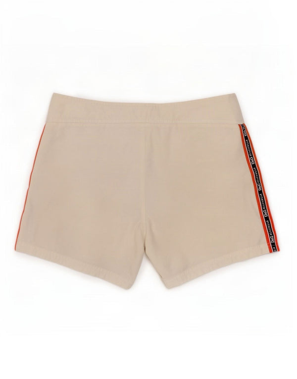 Dolce & Gabbana Grafiske svømmeshorts til mænd Medium hvid bomuld
