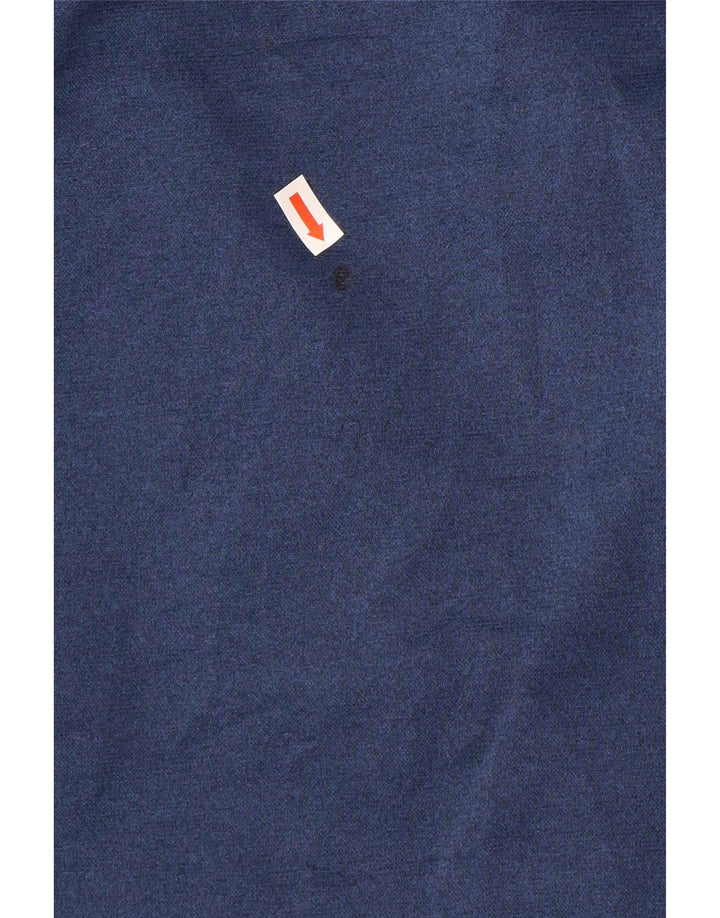 IZOD Træningsdragt uden ærmer til mænd, topjakke XL marineblå polyester