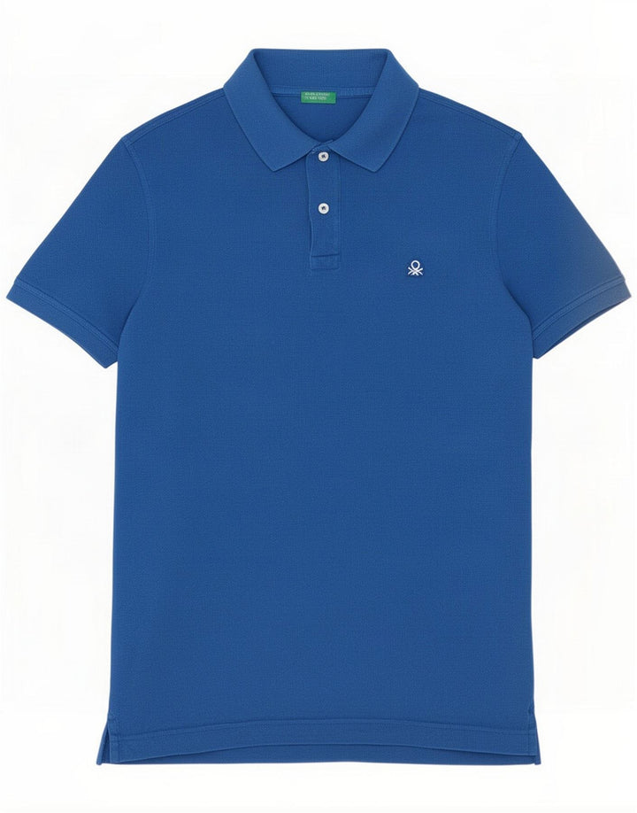 Benetton Polo Shirt til mænd Small Blue