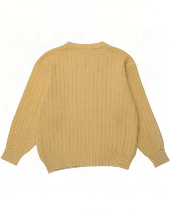 Canda sweater med rund hals til mænd Medium Gul