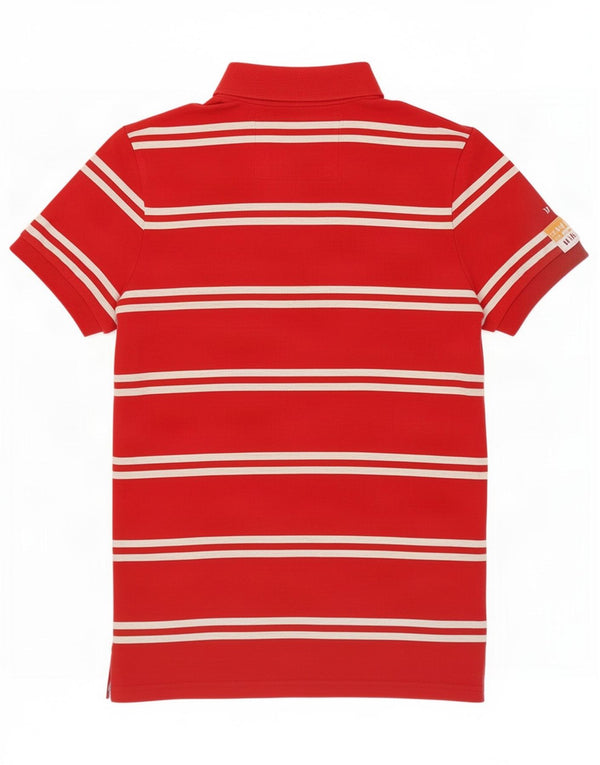 Superdry Grafisk poloshirt til mænd Medium rødstribet bomuld