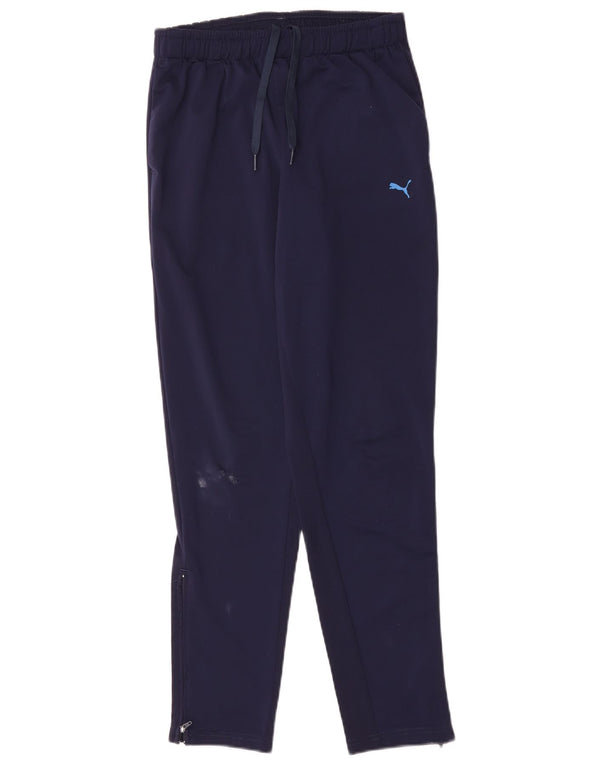 Puma Træningsdragtsbukser til drenge 13-14 år Marineblå polyester