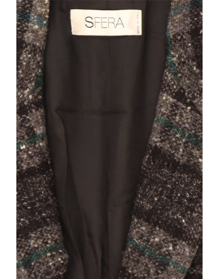 Sfera Herre 2-knaps blazerjakke IT 50 Large Grey Check Wool Classic