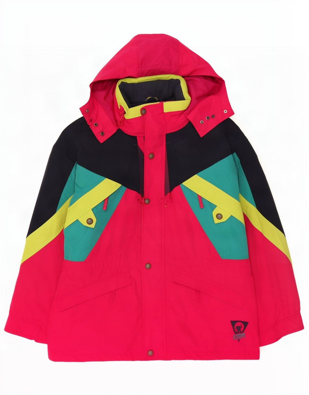 Ciesse Piumini Herre Relaxed Fit regnjakke IT 50 Medium Pink Colourblock