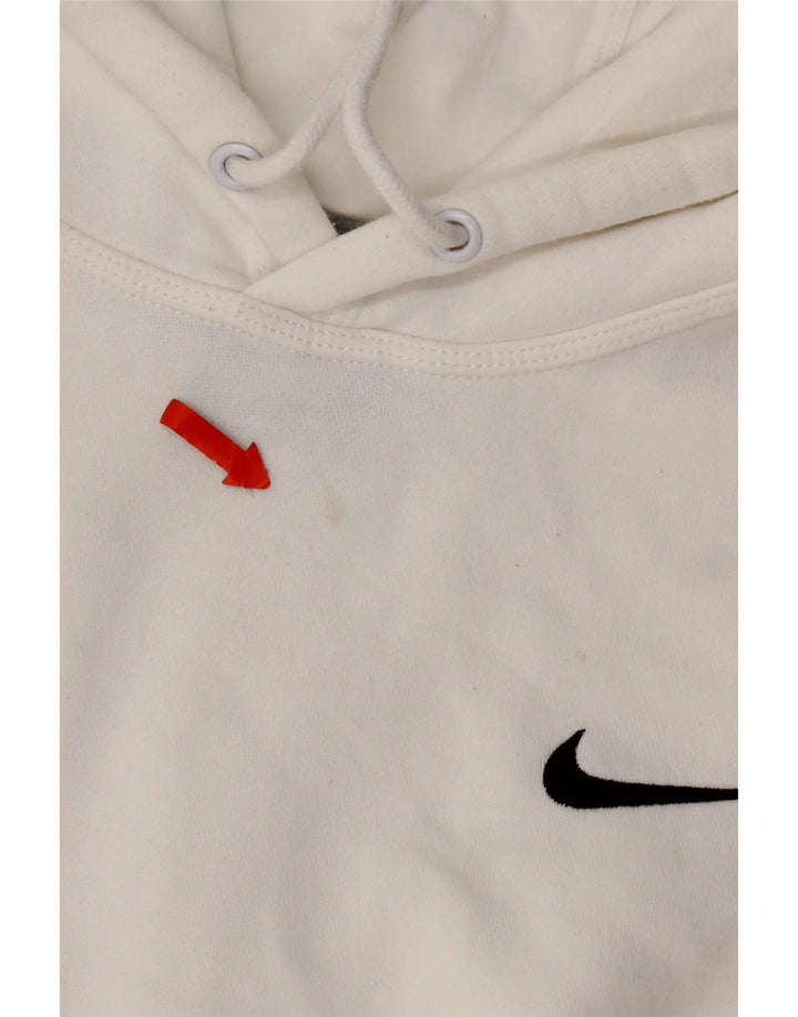 Nike hættetrøje til mænd, lille hvid bomuld