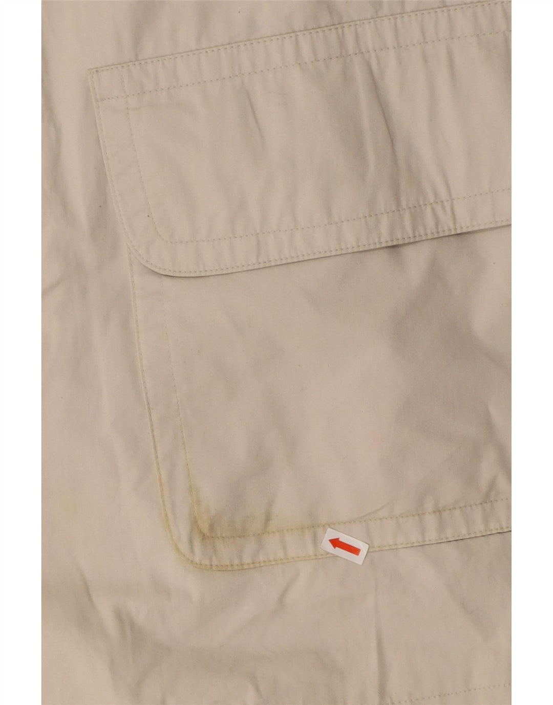 ST MICHAEL Mens Loose Fit Windbreaker Jacket UK 38 Medium White Polyester