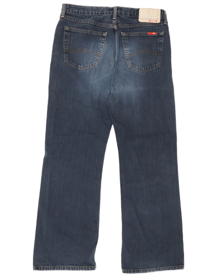 Mustang Herre Bootcut Jeans W34 L32 Blå Bomuld