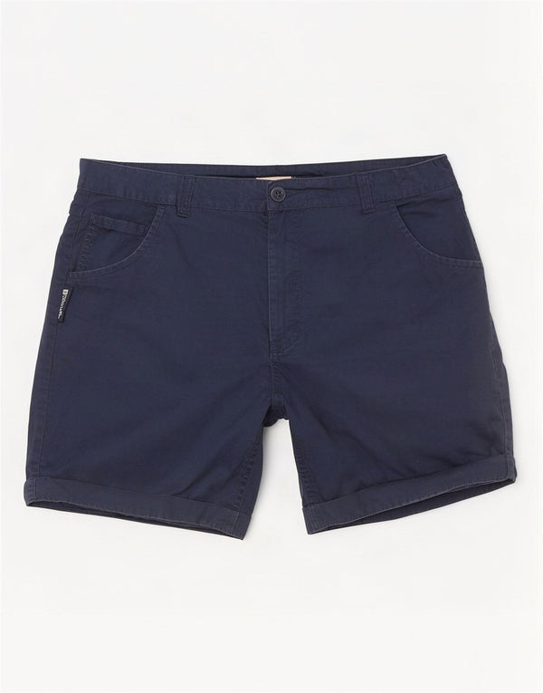 Mountain Warehouse Womens Casual Shorts UK 14 Large W32 Navy Blue Cotton