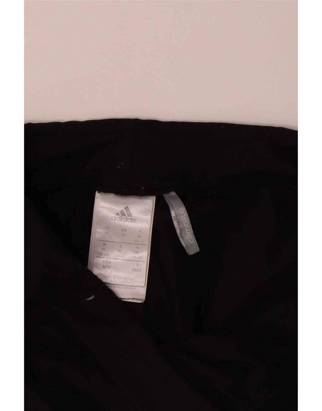 Adidas Dame Climalite Capri Leggings UK 12/14 Medium Black Polyester