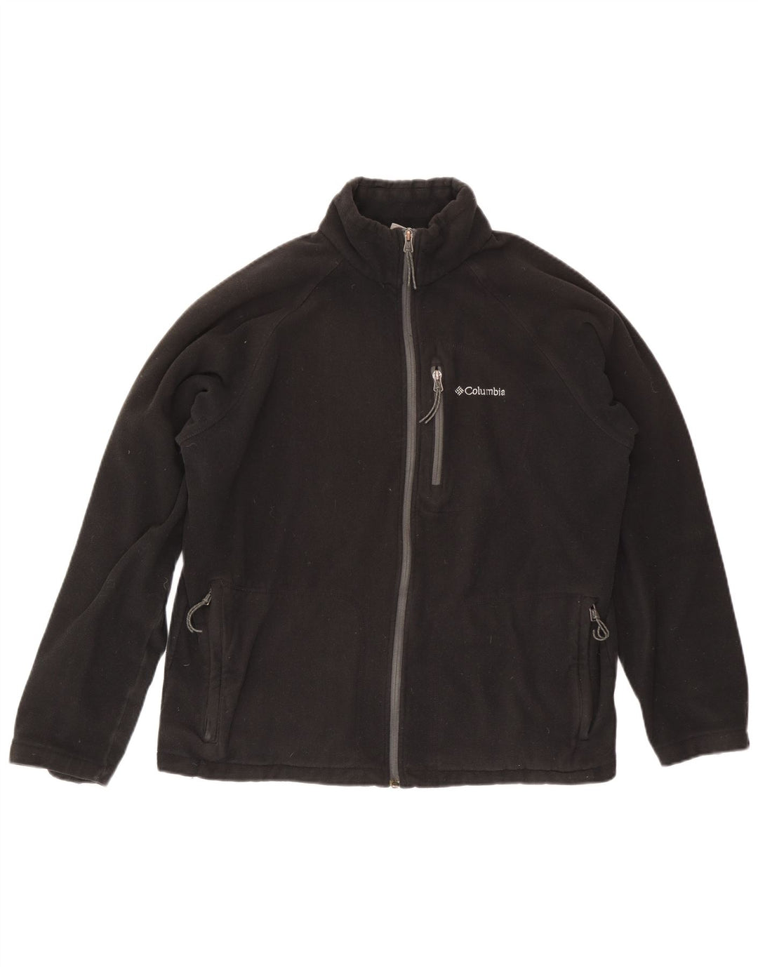 Columbia Herre Fleecejakke UK 40 Stor Sort Polyester
