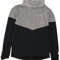 Nike Womens Therma-Fit Sweatshirt med rullehals, lille grå farveblok