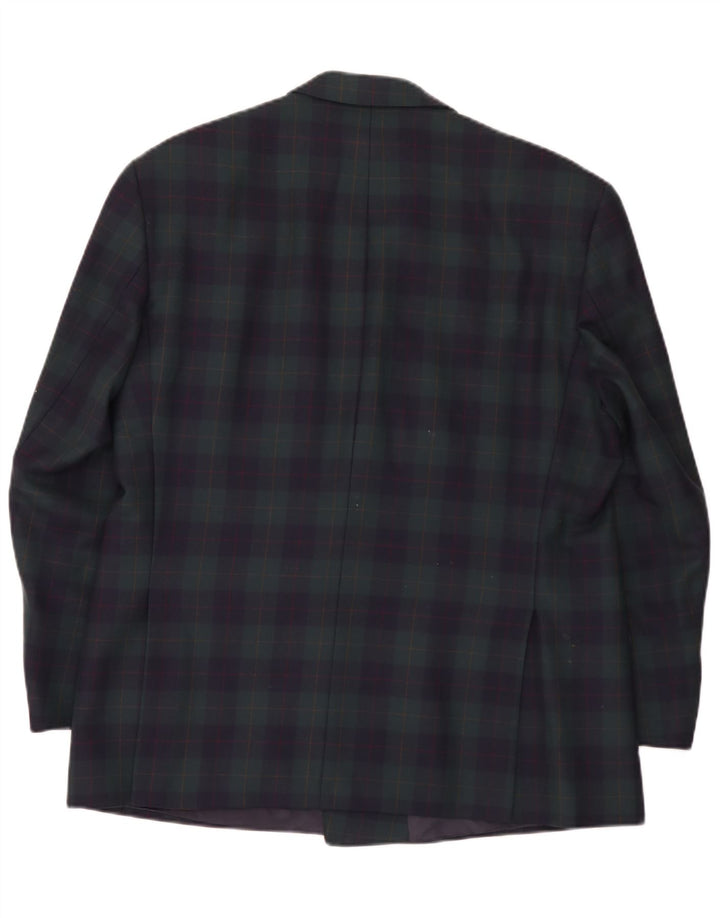 Baumler Herre Dobbeltradet Blazer Jacket UK 40 Large Green Check