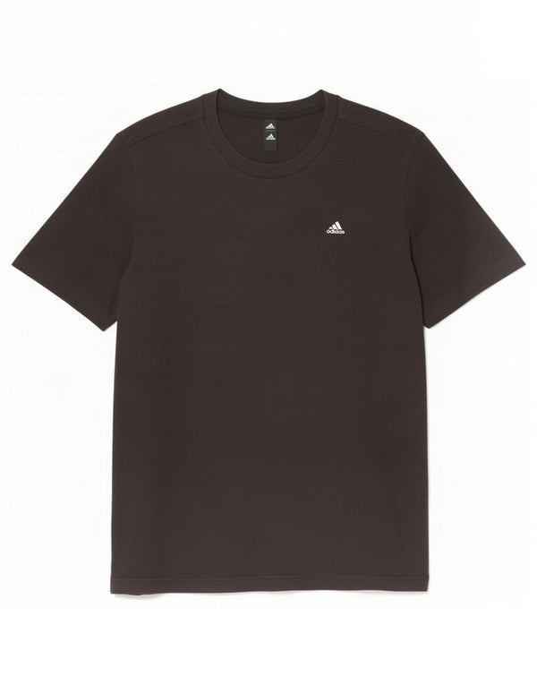 Adidas Mens T-Shirt Top Medium Black Cotton