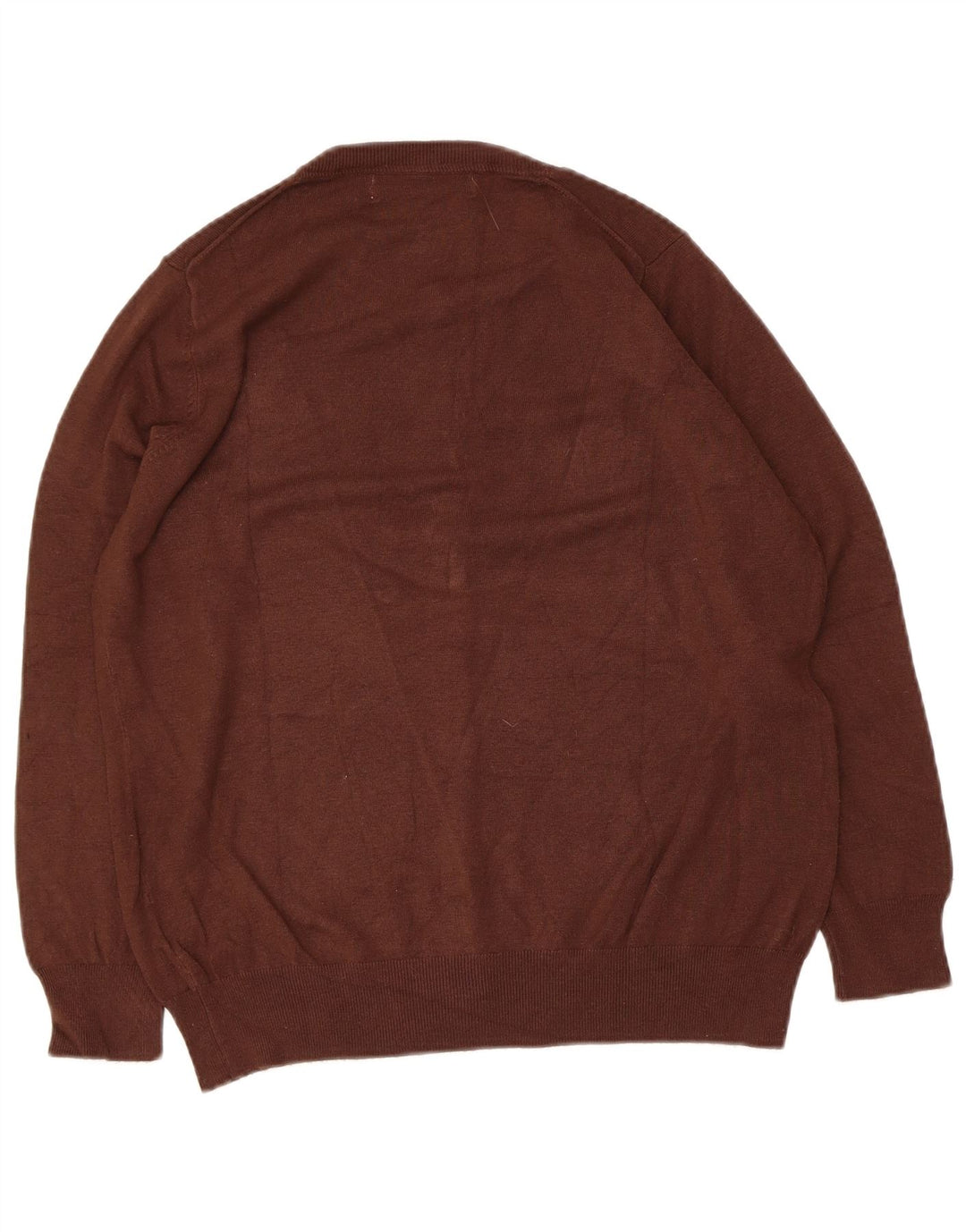 Zara Dame Cardigan Sweater UK 14 Medium Brown Viscose