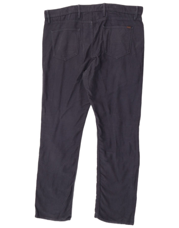 Marks & Spencer Herre Regular Fit Casual Bukser W40 L33 Marineblå Bomuld
