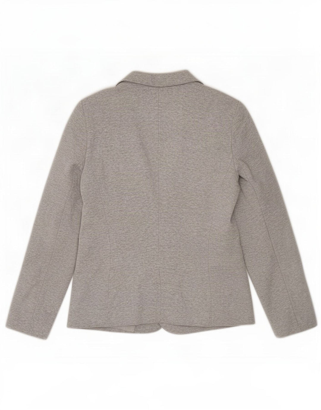 Zara Dame 1 Knap Blazer Jacket UK 14 Stor Grå Viscose