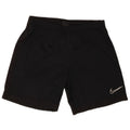 NIKE Womens Dri Fit Sport Shorts UK 14 Large Black Polyester