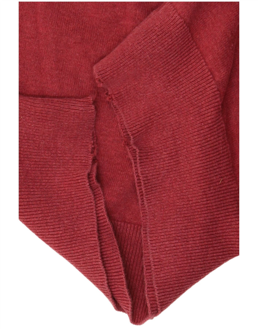 Marks & Spencer Herre V-hals sweater Medium Bourgogne bomuld