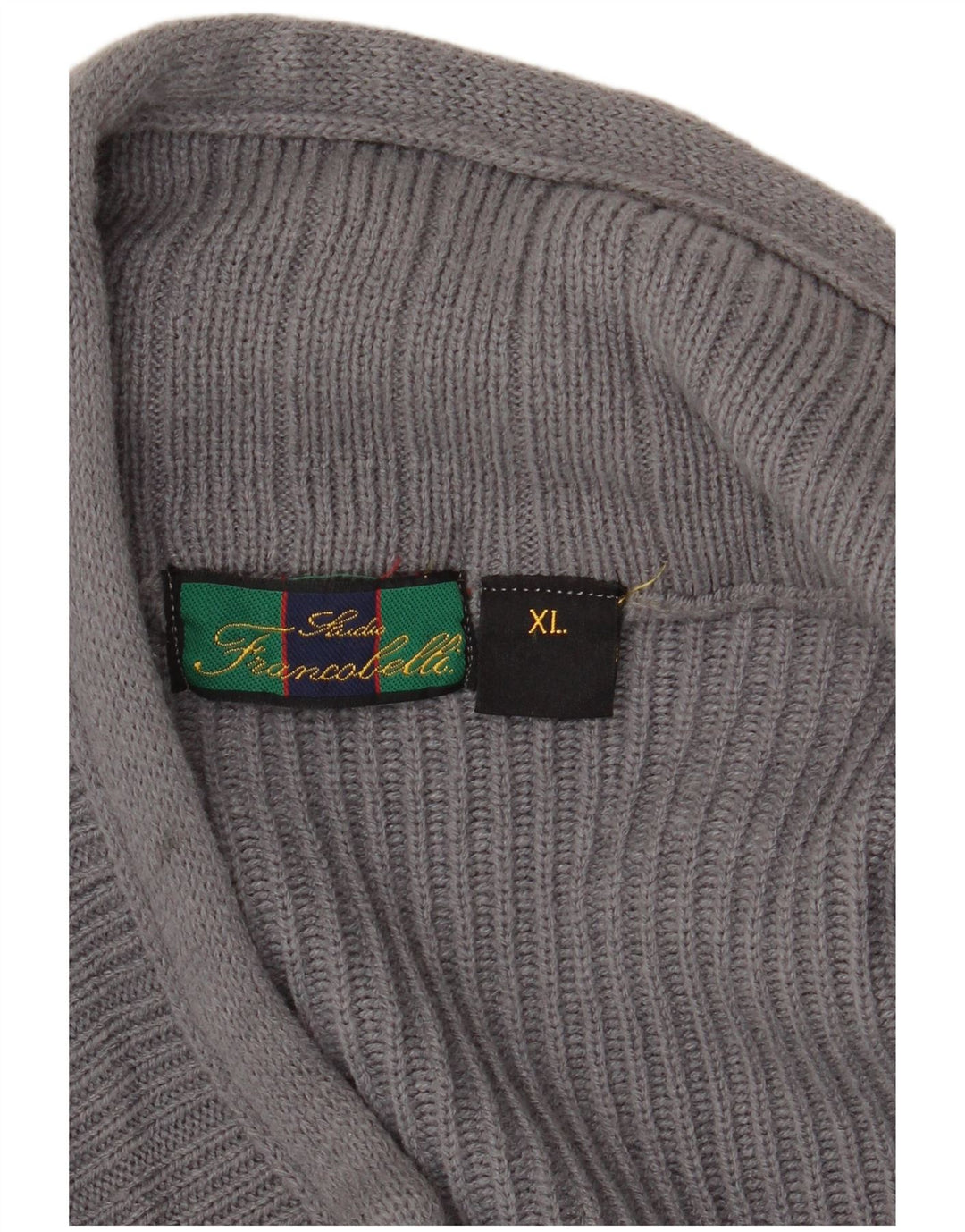Vintage herre cardigan sweater XL Grå