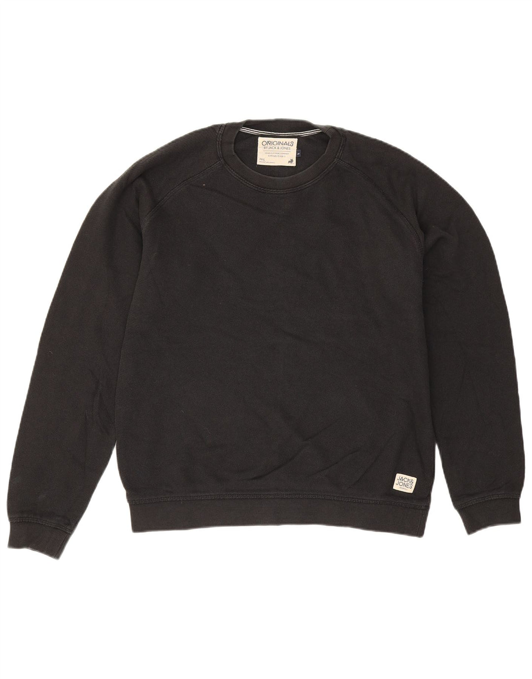 Jack & Jones Sweatshirt til mænd, stor sort bomuld
