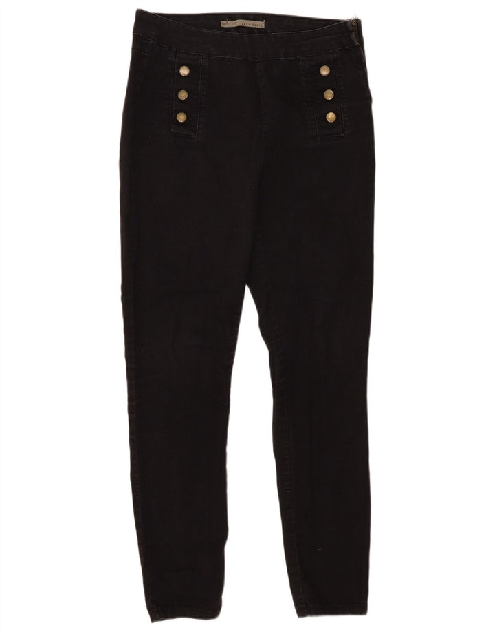 Zara Womens Jegging Jeans Large W30 L29 Black Cotton