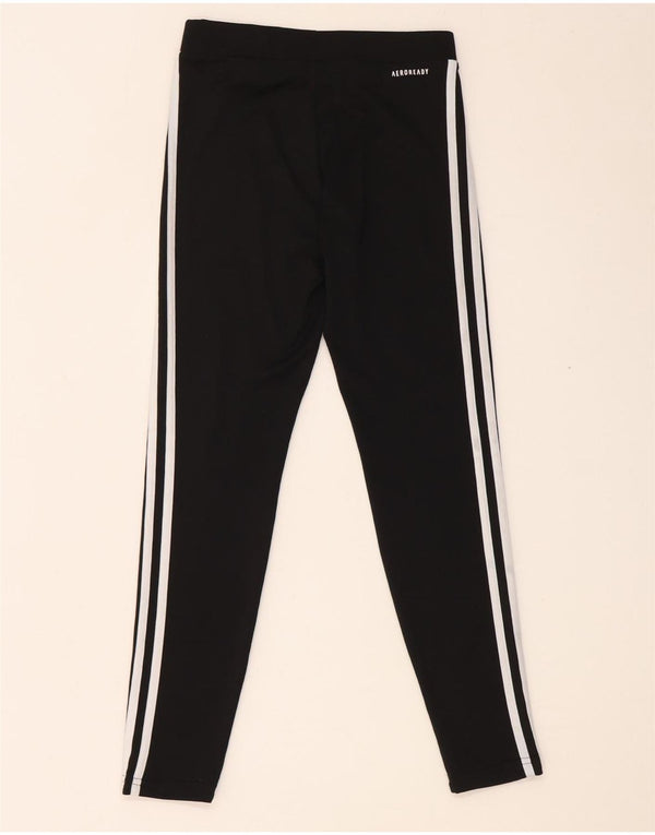 Adidas Girls Aeroready Leggings 11-12 år Sort