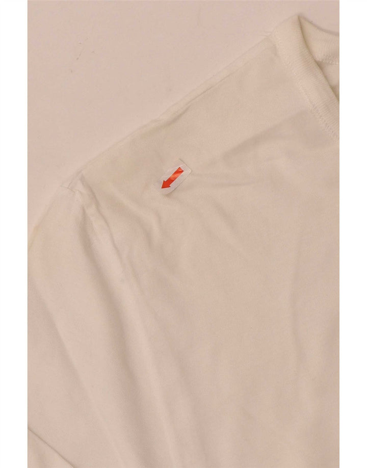 Hugo Boss Kortærmet Herre T-Shirt Top Stor Hvid Bomuld