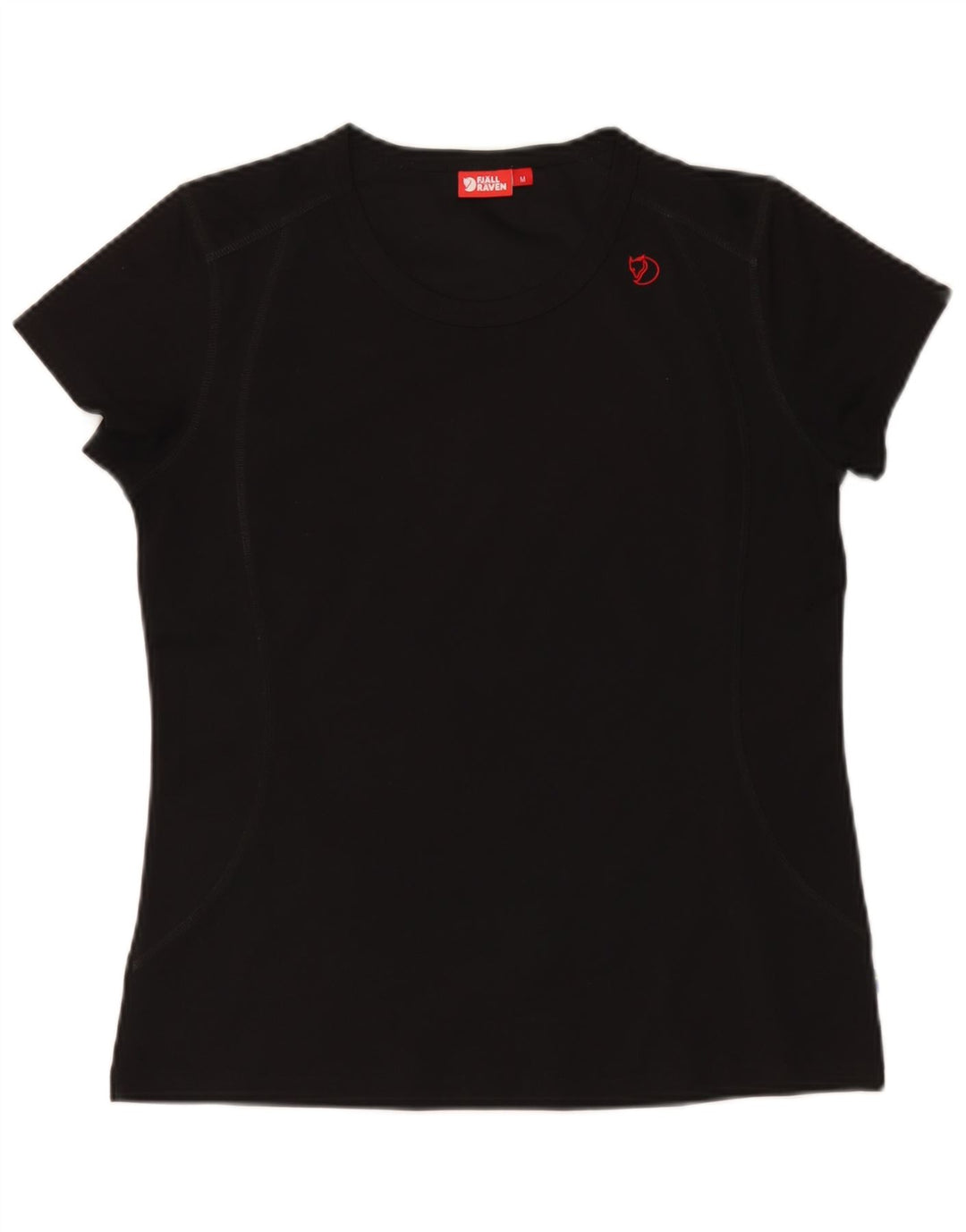 Fjall Raven T-Shirt Top UK 14 Medium Sort Polyester