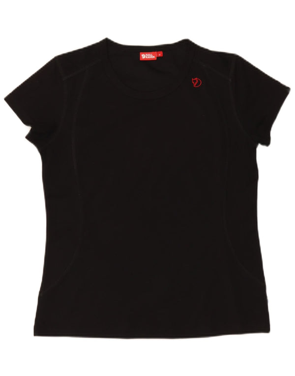 Fjall Raven T-Shirt Top UK 14 Medium Sort Polyester