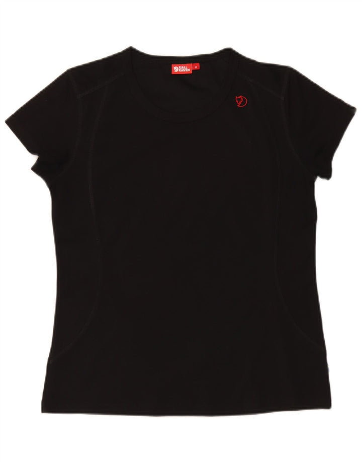 Fjall Raven T-Shirt Top UK 14 Medium Sort Polyester