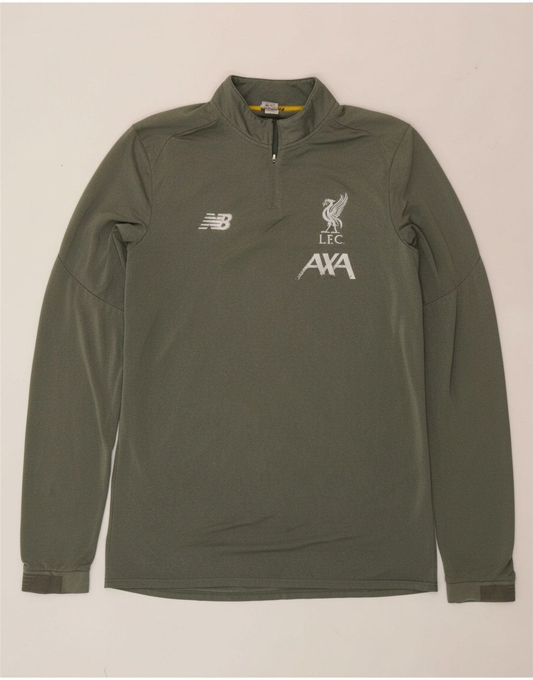 NEW BALANCE Mens Liverpool Graphic Pullover Tracksuit Top Medium Green