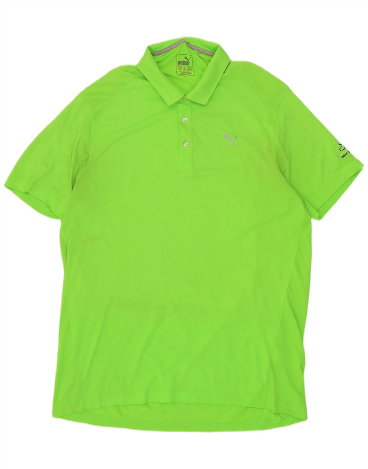 PUMA Poloshirt til mænd XL Grøn polyester
