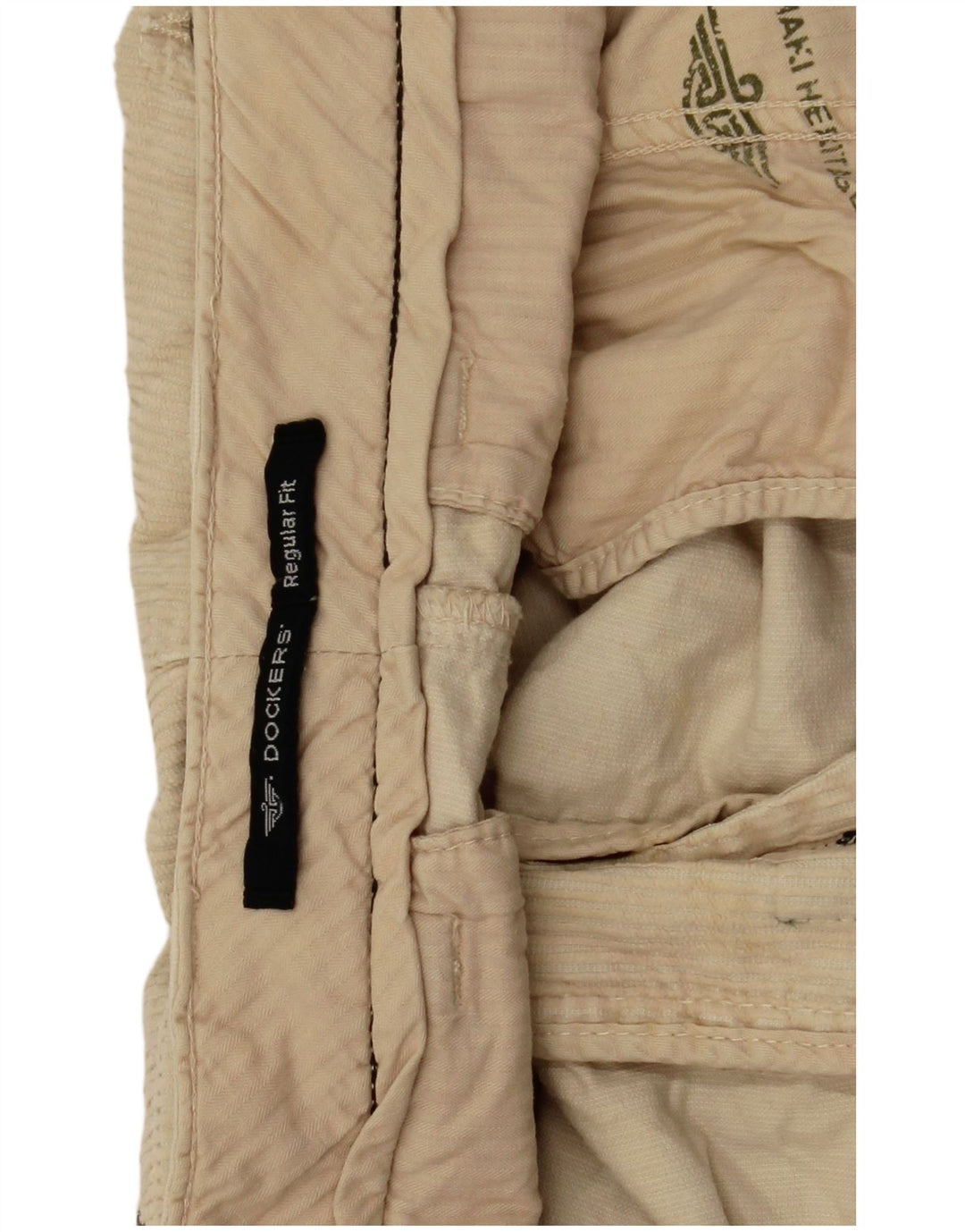 Dockers Herre Regular Fit Corduroy Bukser W34 L29 Beige