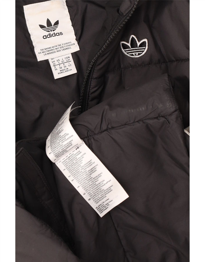 Adidas hættejakke til kvinder UK 10 Lille sort polyester