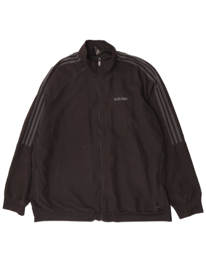 Adidas Træningsdragt til mænd Top Jakke 2XL Sort Polyester Sports
