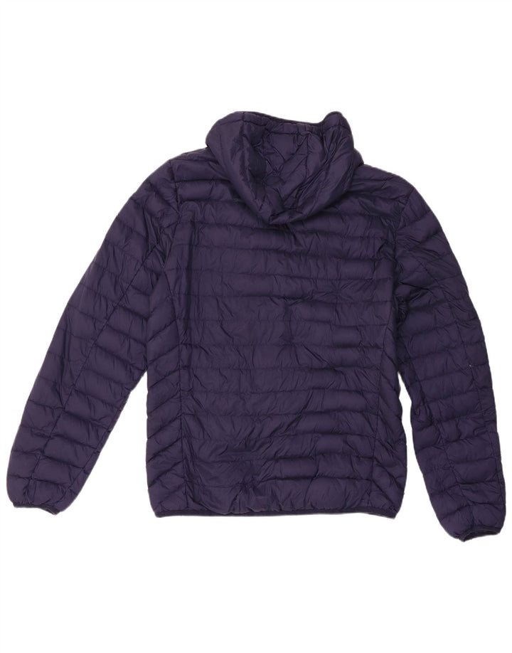 Ciesse Piumini Herre hættepolstret jakke UK 40 Mellem marineblå polyamid