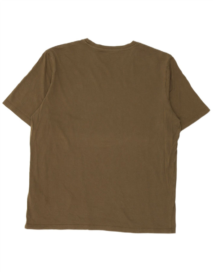 Jack & Jones Herre T-Shirt Top XL Khaki Bomuld