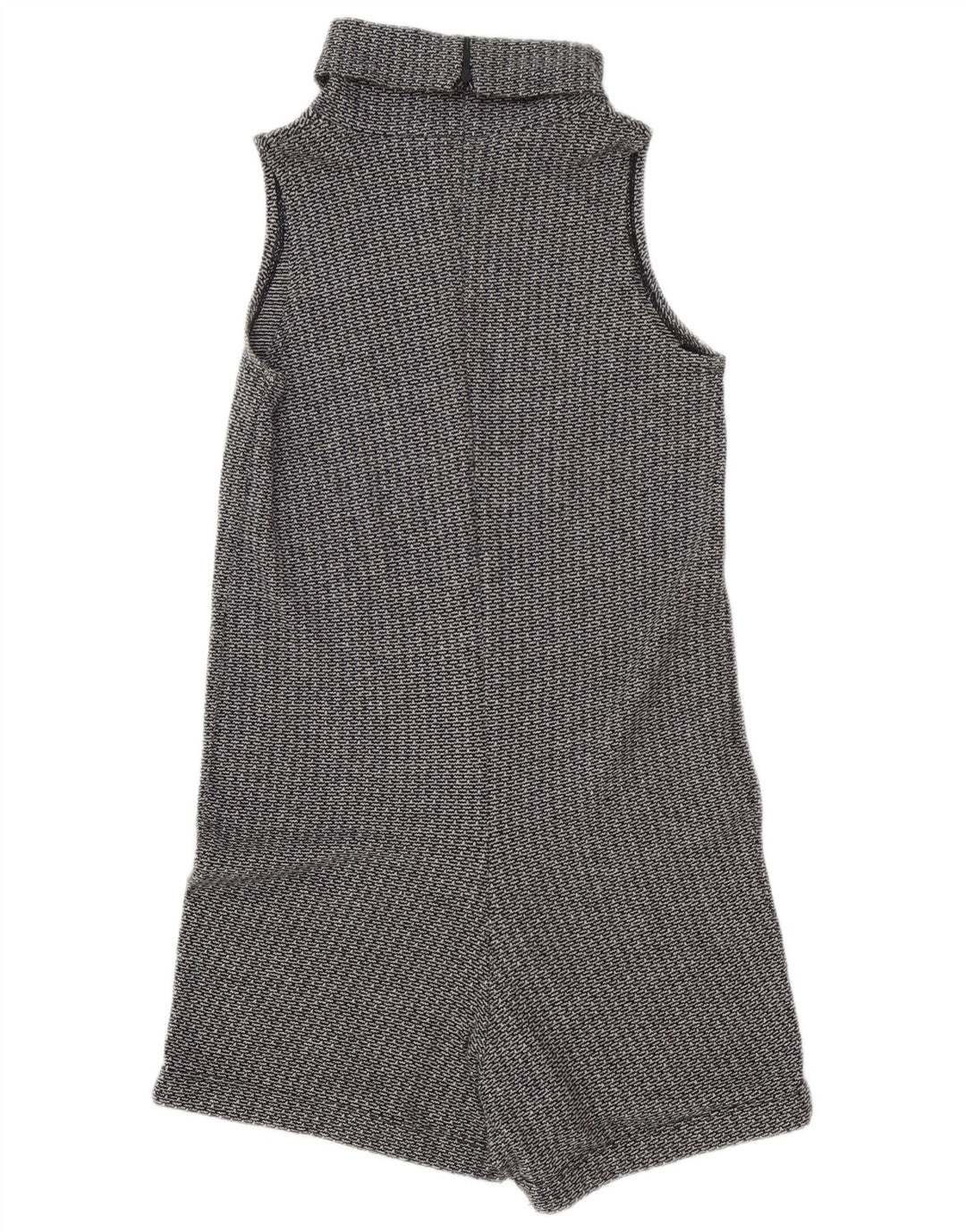 Zara Dame Ærmeløs Playsuit UK 10 Small Grey